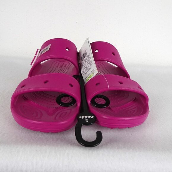 Crocs Classic Slides Men's Size 14 US Pink Double Strap Sandals Barbiecore - Picture 3 of 9